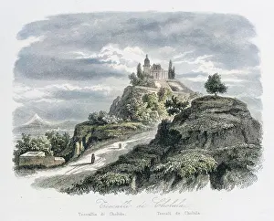 Cerro: View of Cholula, Puebla, Mexico, Central America