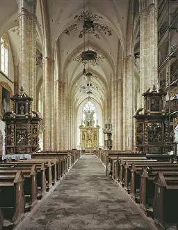 Neuberg: View in the church of monastery Neuberg