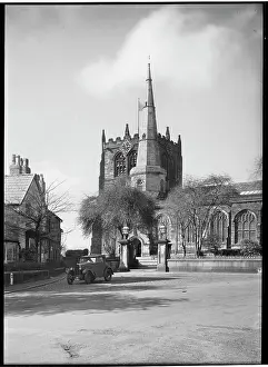 Ormskirk: View of the church from the south-east