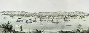 C1848: View of Cincinnati, Ohio from Covington, Ky