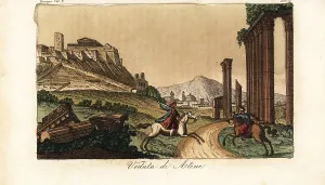 Sacristy: View of the city of Athens, Greece, 1842