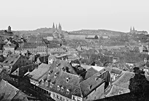 Existed: View of the city of Bamberg, 1919