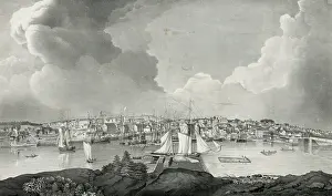C1835: View of the city of Bangor, Me