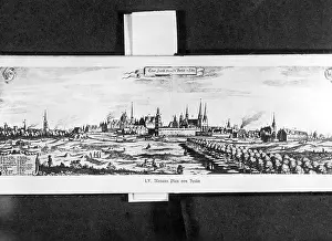 1652: View of the city of Berlin-Koelln, 1652