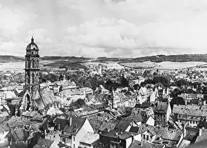 Goettingen: View of the city of Goettingen