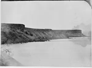 H.m.s: View along coast. Cape Verde Islands