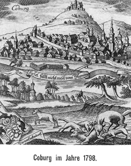 Coburg: View of Coburg, 1798