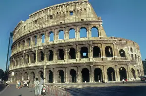 Fori: View of the Colosseum in