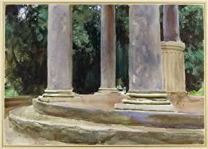 Tempietto: A View between the Columns of a Tempietto