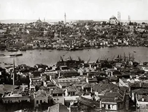 Constaninople: View of Constaninople, (Istanbul) Turkey, circa 1890