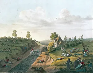 Waterloo: View of the Cottage of Valette