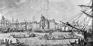 Belongs: View of the Crane Gate of Gdansk, 1770