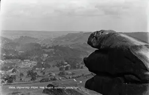 Cromford: View of Cromford from the Black Rocks