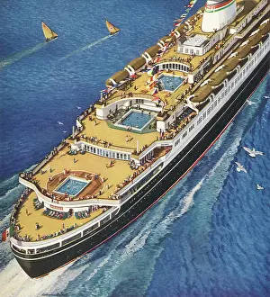 Decks: View of Cruise Ship