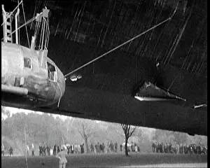 Underside: A View of the Damaged Underside, Gondola, and