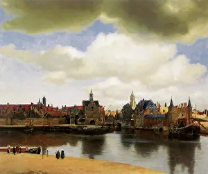 1661: View of Delft, by Johannes Vermeer