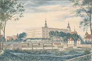 The Liszt Collection: View of the Dessau Castle from the East, 1820