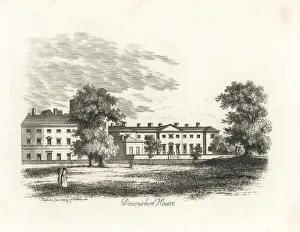 Topographer: View of Devonshire House, London, 1807