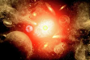Supernova: View of a distant part of the galaxy