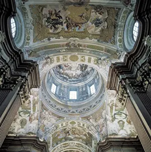 Melk: View in the dome of the curch of Melk