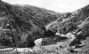 Dovedale: View of Dovedale, Derbyshire, from Thorpe Cloud