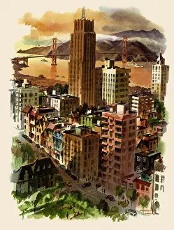 Marin: View of Downtown San Francisco