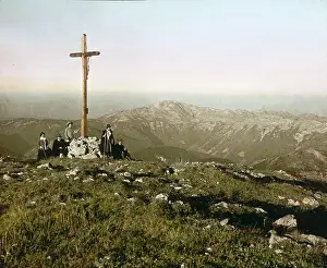 Overlooks: View of the Durrenstein from the summit of the otscher