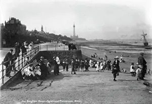 Wallasey: A view along Egremont Promenade towards New Brighton