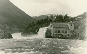 Generator: View of Eidefoss-Otta, Gudbrand Valley, Norway