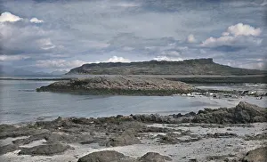 Eigg: View of Eigg from Muck, Scotland