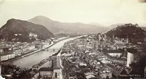 Wurthle: View from the electrical lift on the Monchsberg