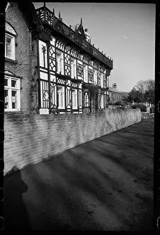 Gabled: View of the front elevation of Whitburn House
