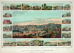 C1854: View of Ellicotts Mills, MD
