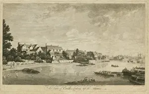 Watermen: A view of Erith looking up the Thames