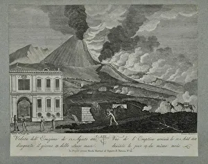 View of the eruption of 12 August 1805