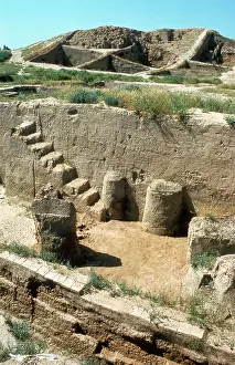 Susa: View of the excavations of