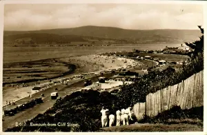 Sloping: View of Exmouth, Devon
