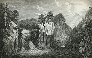 Passaic: A view of the falls on the Passaick, or second river