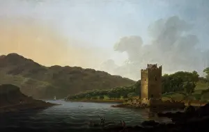 1771: View of the Ferry and Castle of Narrow Water