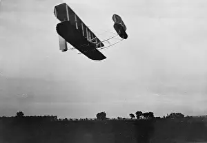 Dayton: Side view of flight 41, showing the machine traveling to the