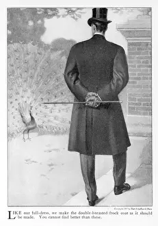 Vents: Back View of Frock Coat