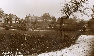 Sidcot: View from the garden, Sidcot School, Somerset