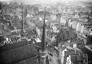 Gdansk: View over Gdansk, 1935