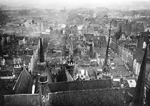 Gdansk: View over Gdansk from the Church of St. Mary, 1935