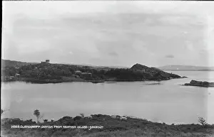 Cork: View of Glengarriff and Garnish Island from Heather Island