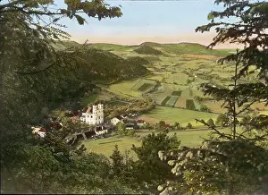 Croplands: View of Grafenberg in the Triestingtal valley