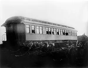 Chatsworth: View of the great railroad wreck, Chatsworth ?