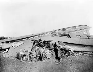 Chatsworth: View of the great railroad wreck, Chatsworth ?