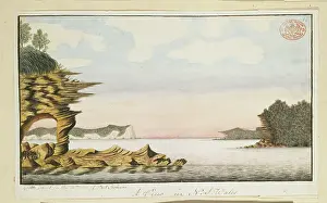 Grotto: View of Grotto Point, looking north-east towards the harbour