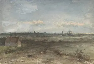 Mid 19th: View of Haarlem from the Dunes, mid-19th?early